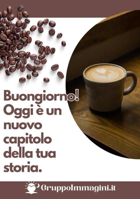 Buongiorno! Oggi è un nuovo capitolo della tua storia