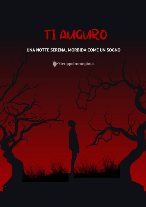 Ti auguro una notte serena, morbida come un sogno