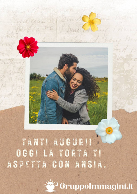 Tanti auguri! Oggi la torta ti aspetta con ansia