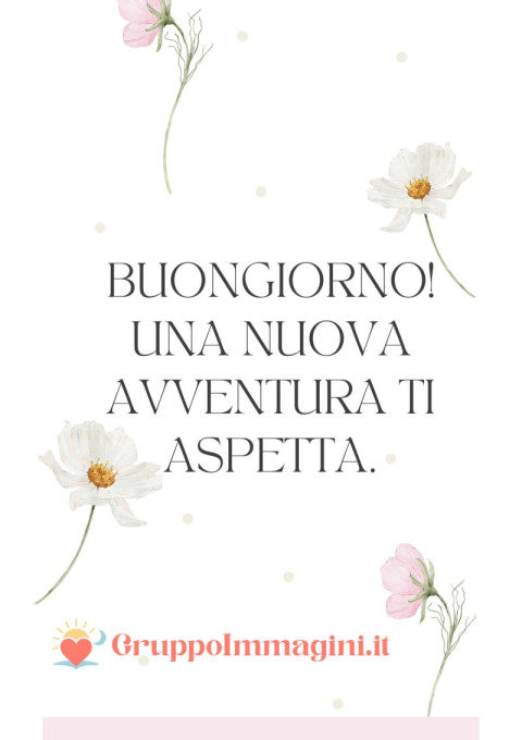 Buongiorno! Una nuova avventura ti aspetta