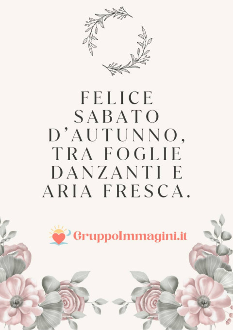 Felice Sabato d’Autunno, tra foglie danzanti e aria fresca