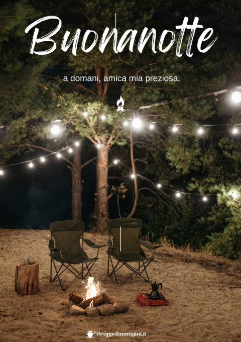 Buonanotte a domani, amica mia preziosa