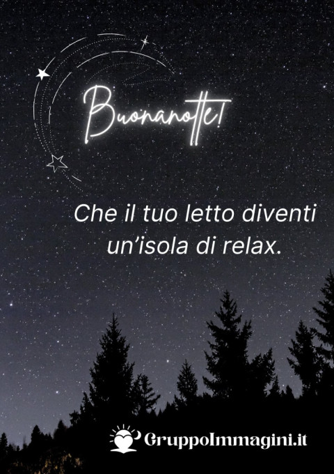 Buonanotte! Che il tuo letto diventi un’isola di relax