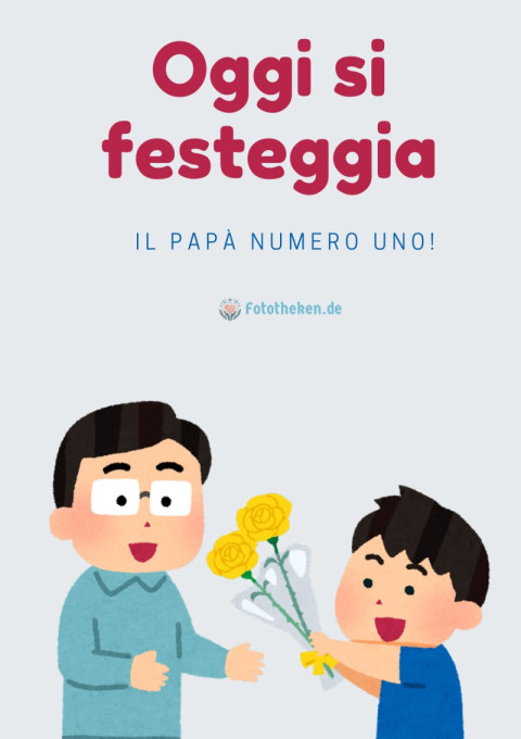 Oggi si festeggia il papà numero uno!