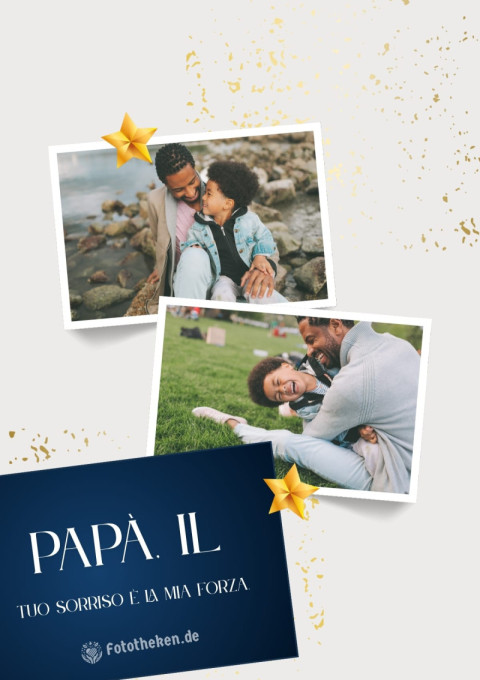 Papà, il tuo sorriso è la mia forza
