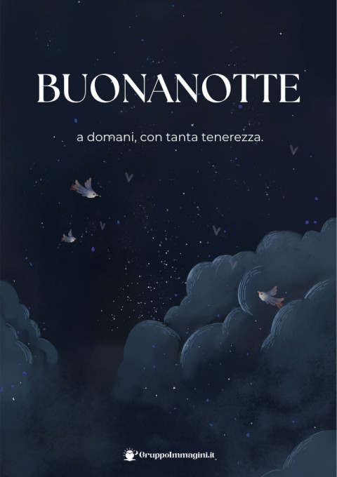 Buonanotte a domani, con tanta tenerezza