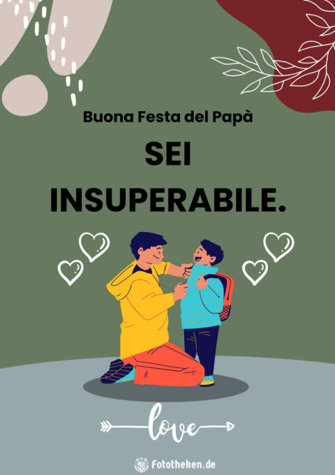 Buona Festa del Papà, sei insuperabile