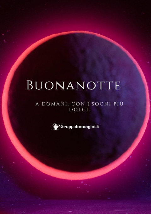 Buonanotte a domani, con i sogni più dolci