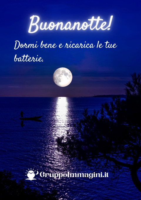 Buonanotte! Dormi bene e ricarica le tue batterie