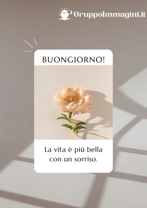 Buongiorno! La vita è più bella con un sorriso