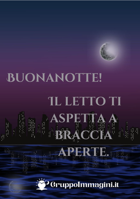 Buonanotte! Il letto ti aspetta a braccia aperte