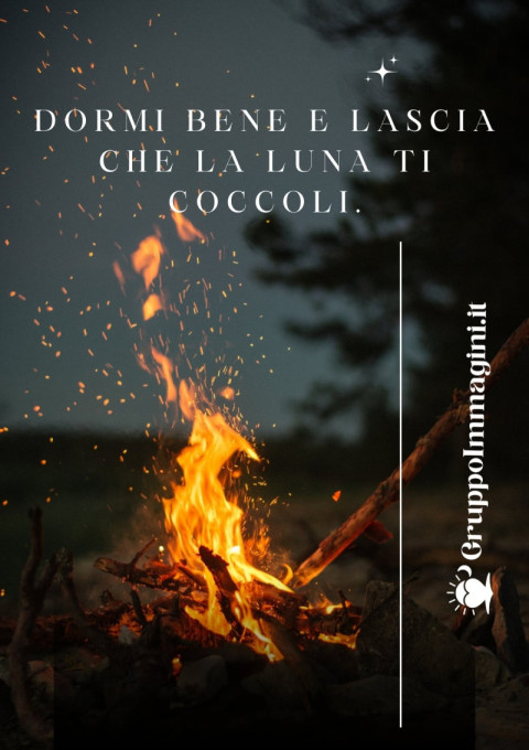 Dormi bene e lascia che la luna ti coccoli