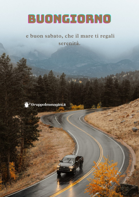 Buongiorno e buon sabato, che il mare ti regali serenità