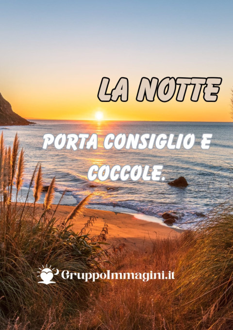 La notte porta consiglio e coccole