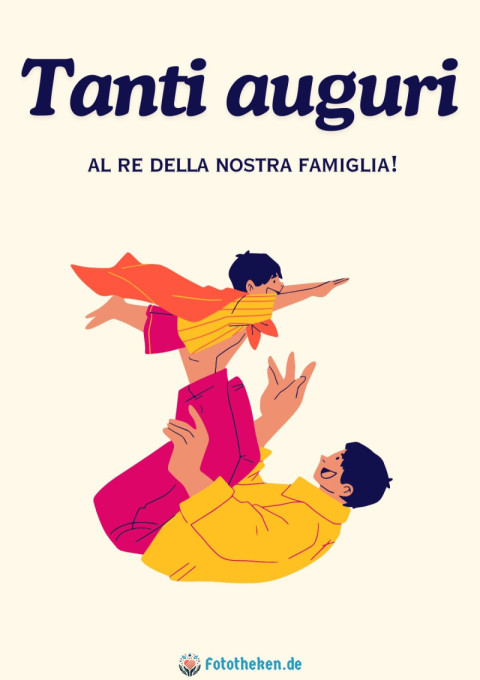 Tanti auguri al re della nostra famiglia!
