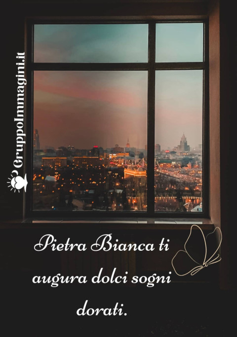 Pietra Bianca ti augura dolci sogni dorati