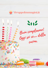 Buon compleanno! Oggi sei re… della cucina