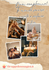 Buon compleanno! Ti mando sorrisi, risate e calorie extra