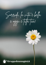 Sorridi, la vita è bella e oggi è tutta tua!