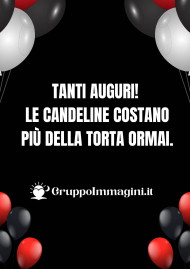 Tanti auguri! Le candeline costano più della torta ormai